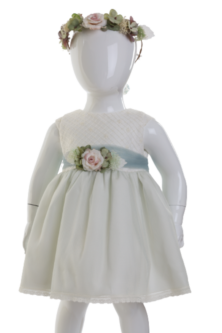 GREEN BABY DRESS