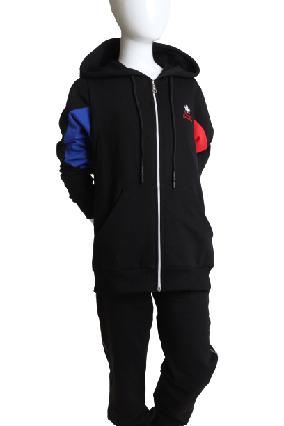 BLACK TRANING SUIT 3Y-7Y
