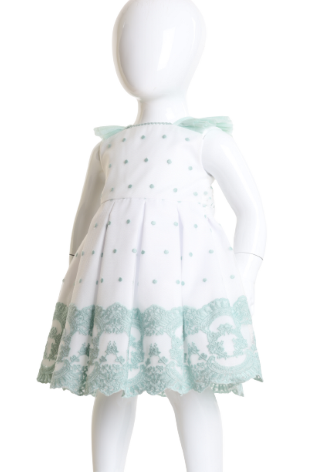 GREEN DRESS WITH OUT TAJ