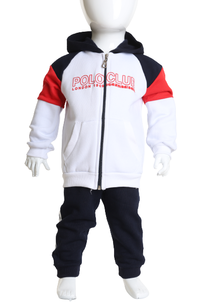 WHITE TRUNING SUIT 9M-30M