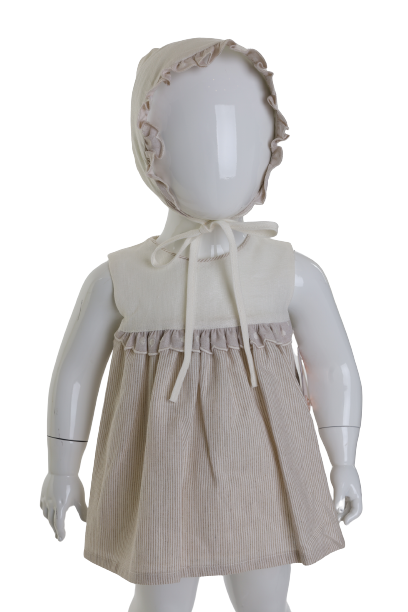 BEIGE BABY DRESS