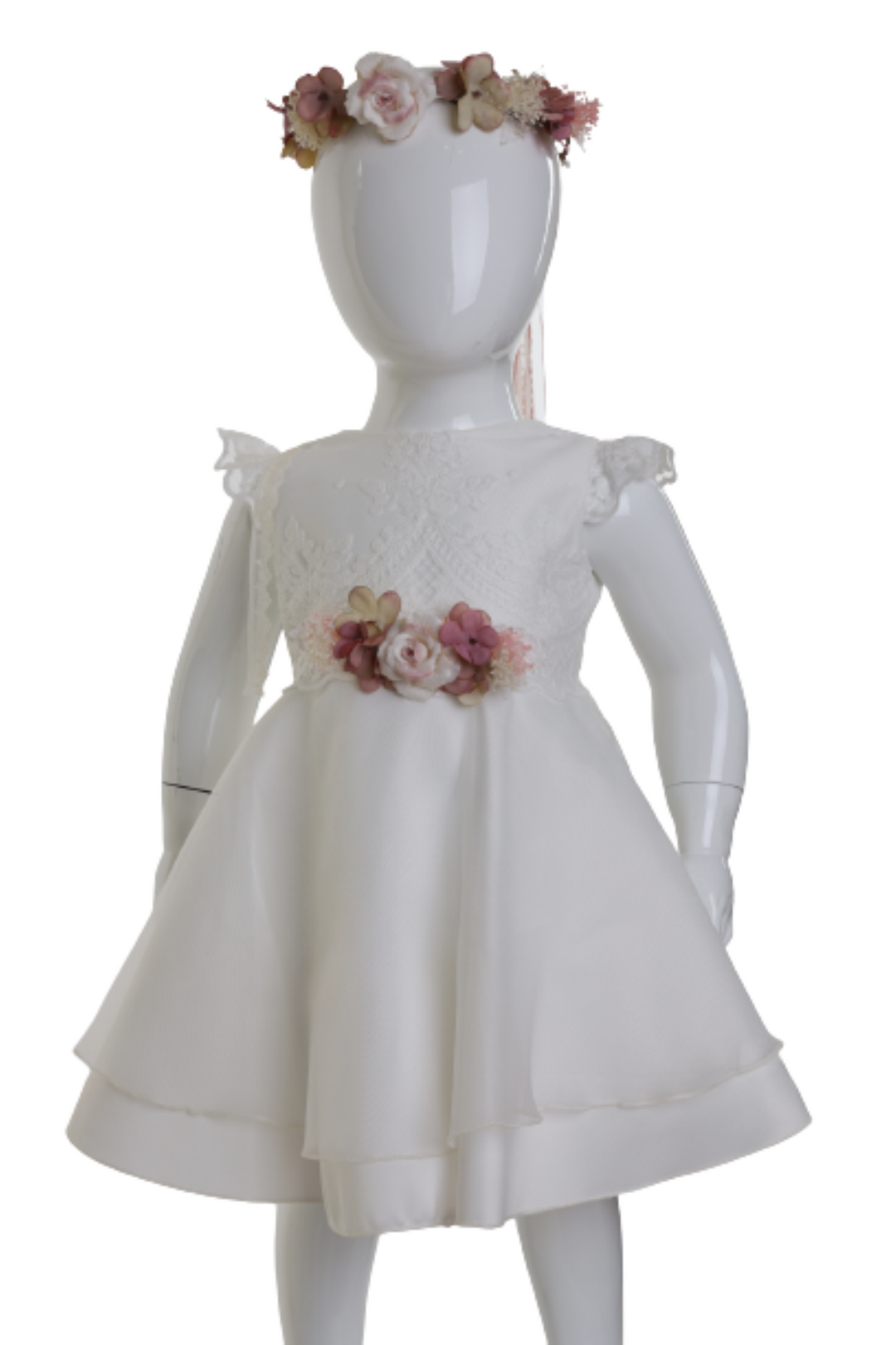 BEIGE BABY DRESS