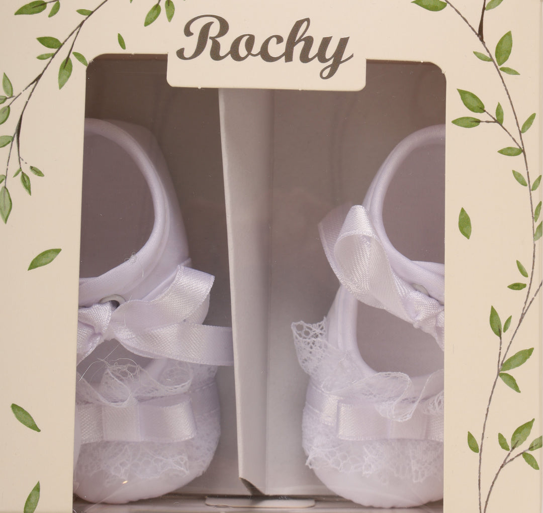 WHITE BABY SHOES