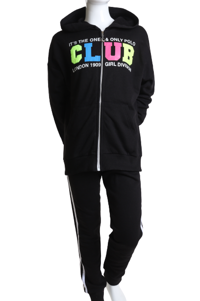 BLACK TRANING SUIT 3Y-14Y