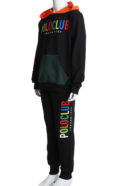 BLACK TRANING SUIT 3Y-7Y