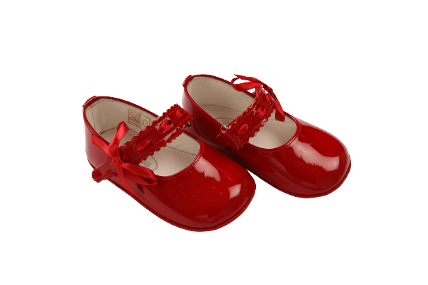 BABY SHOES RED