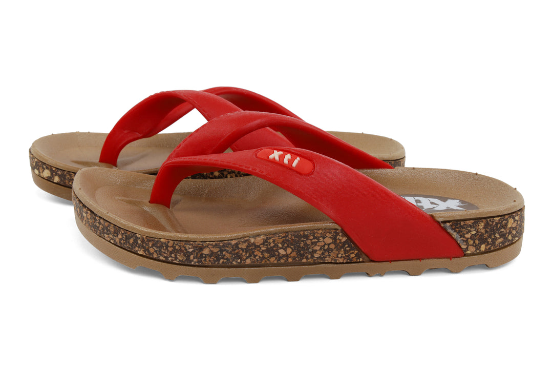 Red Flip Flops