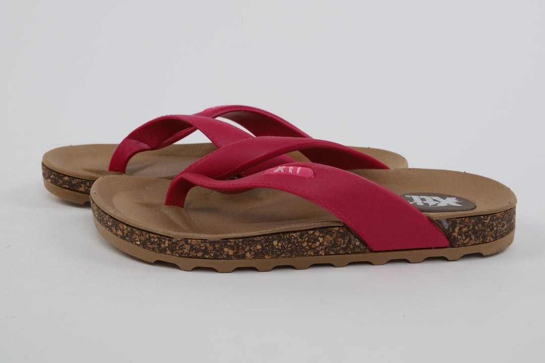 Fuchsia Flip Flops