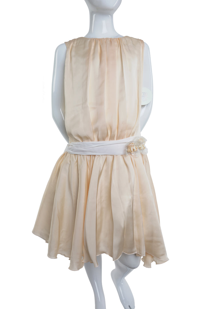 BEIGE DRESS