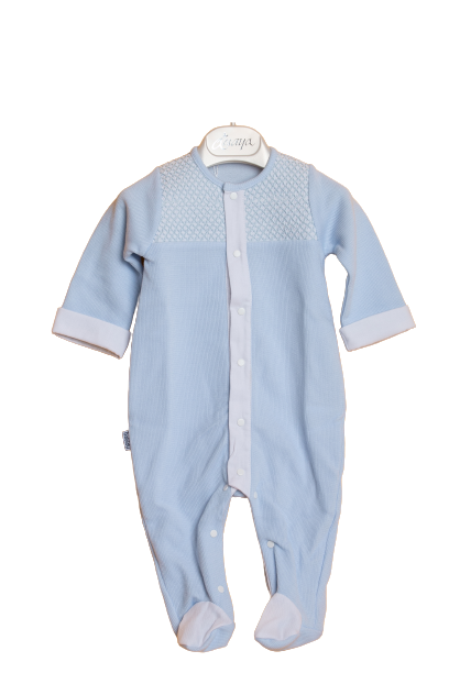 Light blue baby overall