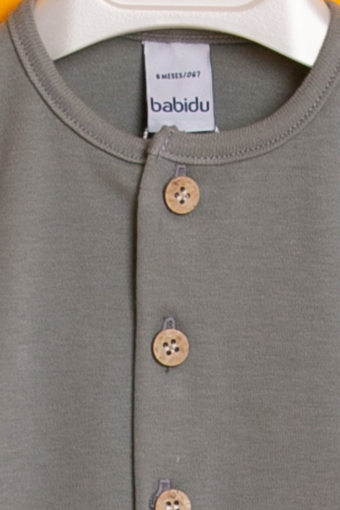 Dark grey plain baby pyjama