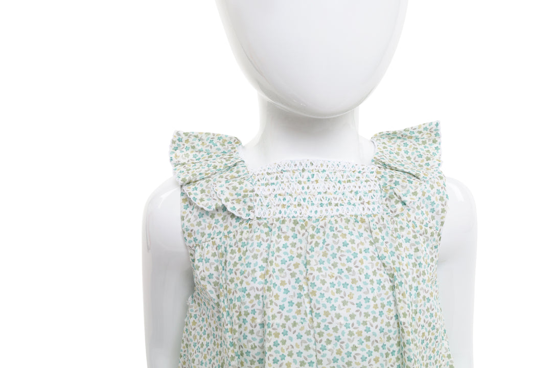 GREEN BABY DRESS