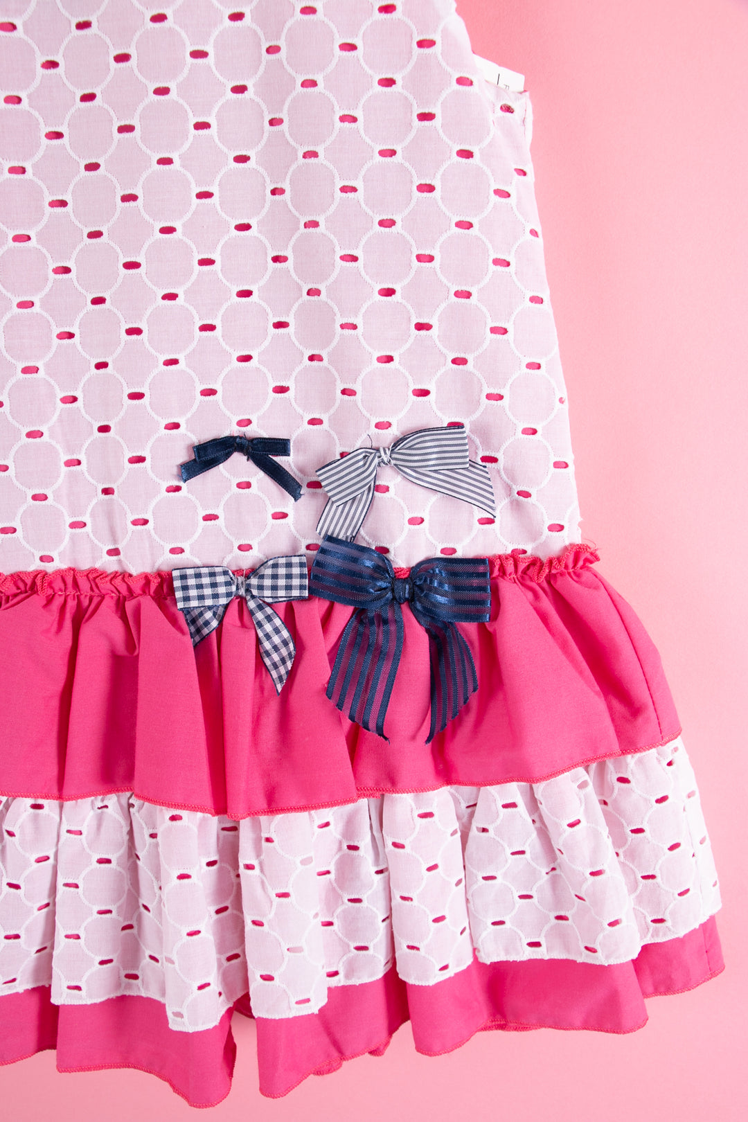 Fuchsia Girls dress - made in Spain