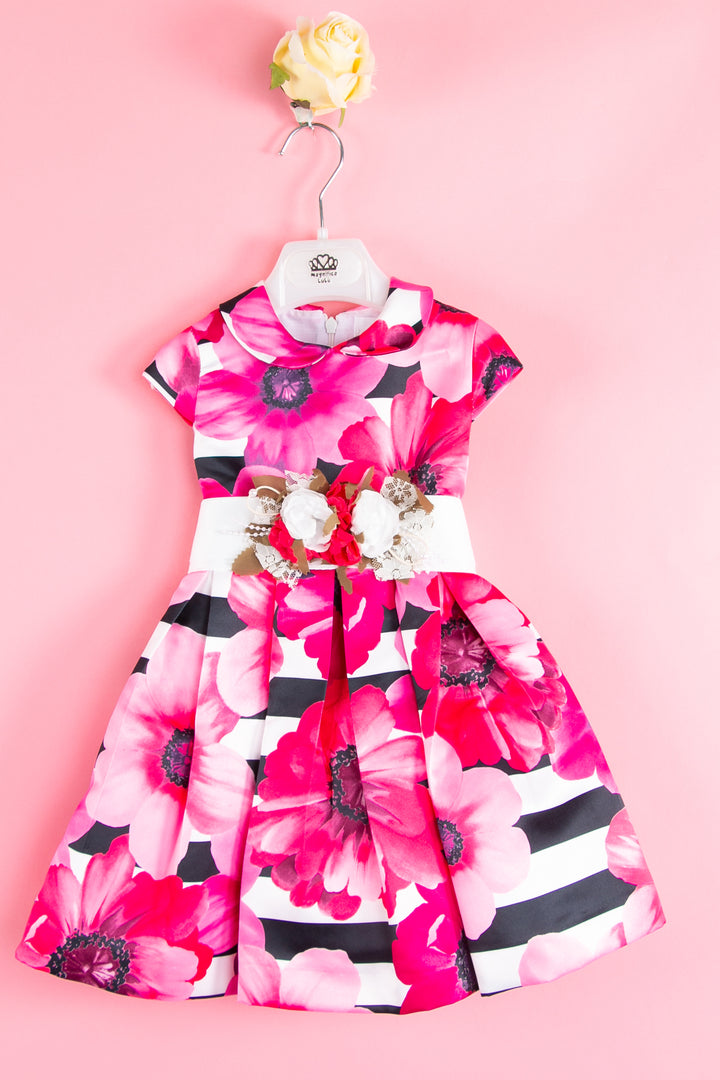 Fuchsia Girls dress - made in Spain