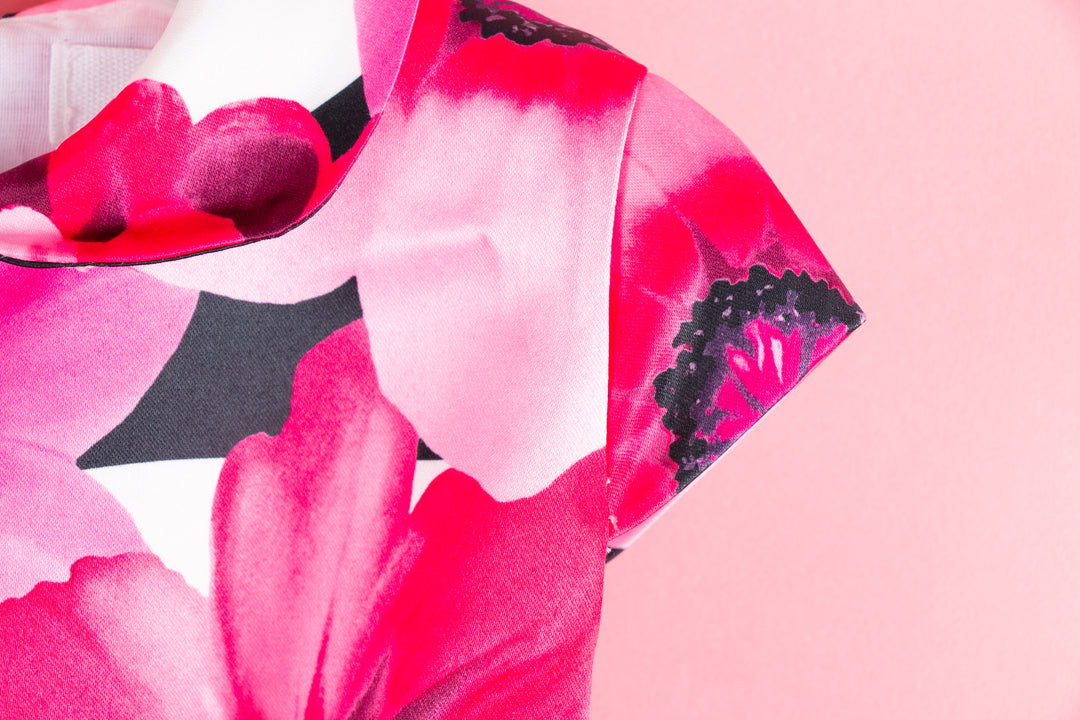Fuchsia Girls dress - made in Spain