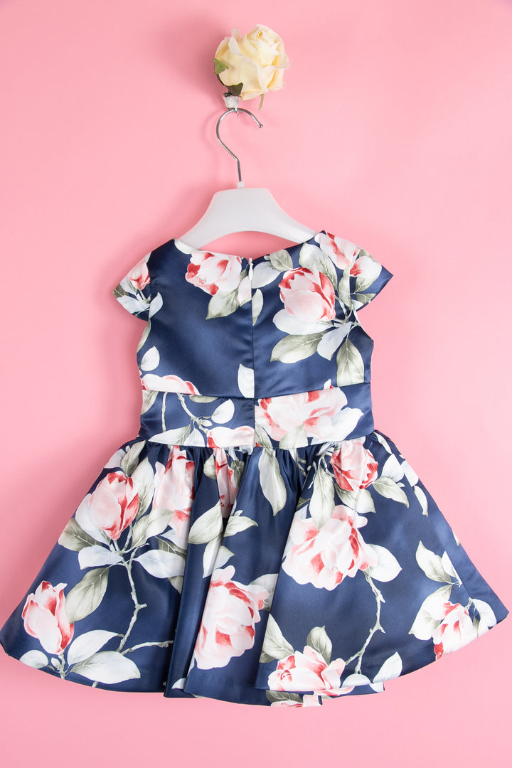 Navy blue Girls dress - made in Spain