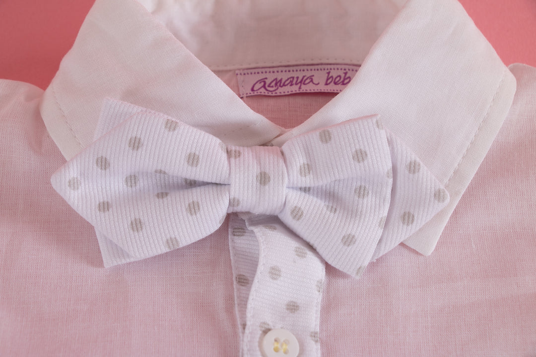 White and grey Baby set - made in Spain
