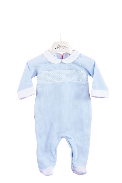 Light blue baby one piece pyjama