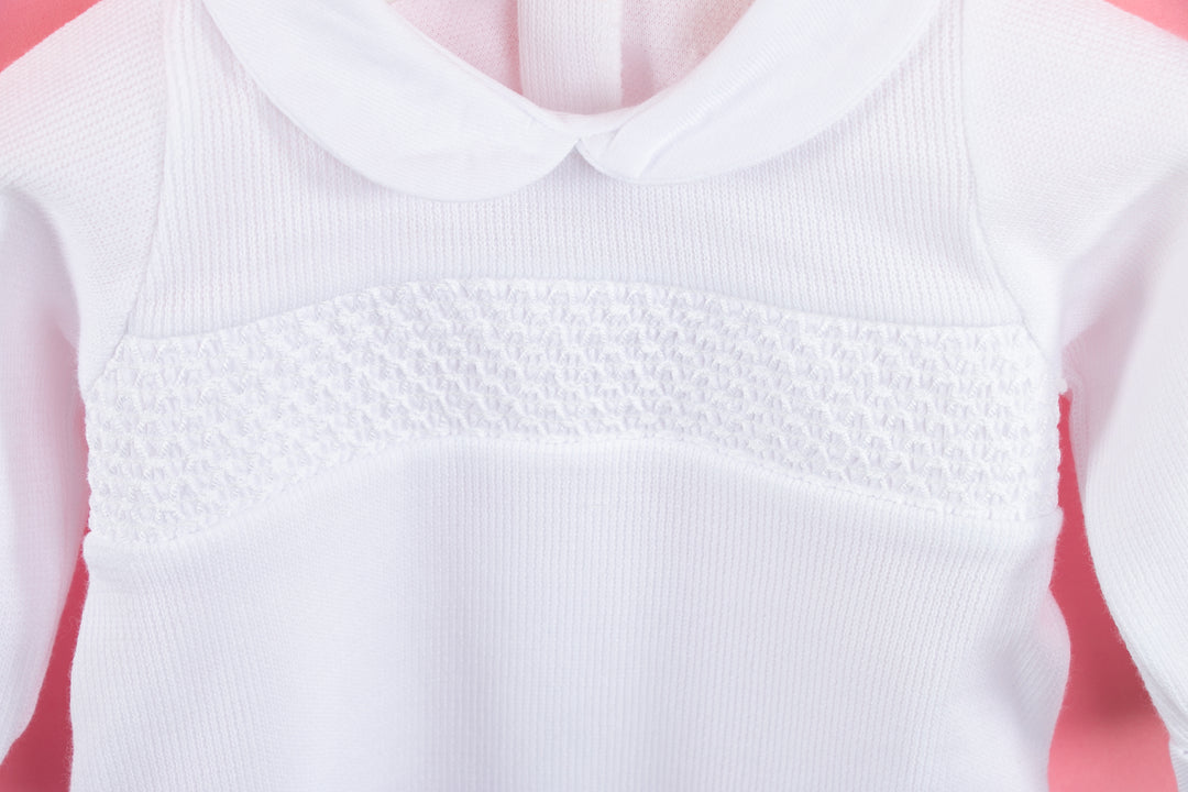 White one piece baby pyjama