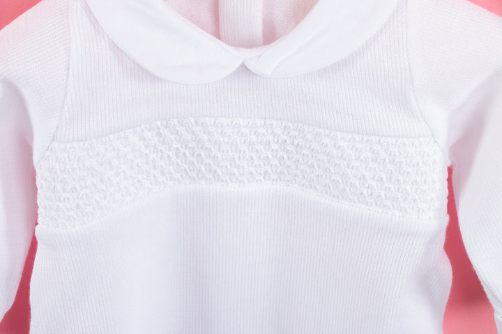 White one piece baby pyjama