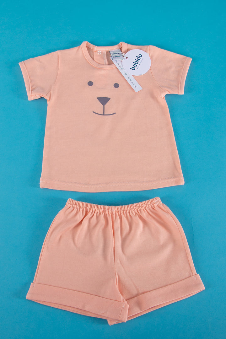 Orange Bear Pyjama set