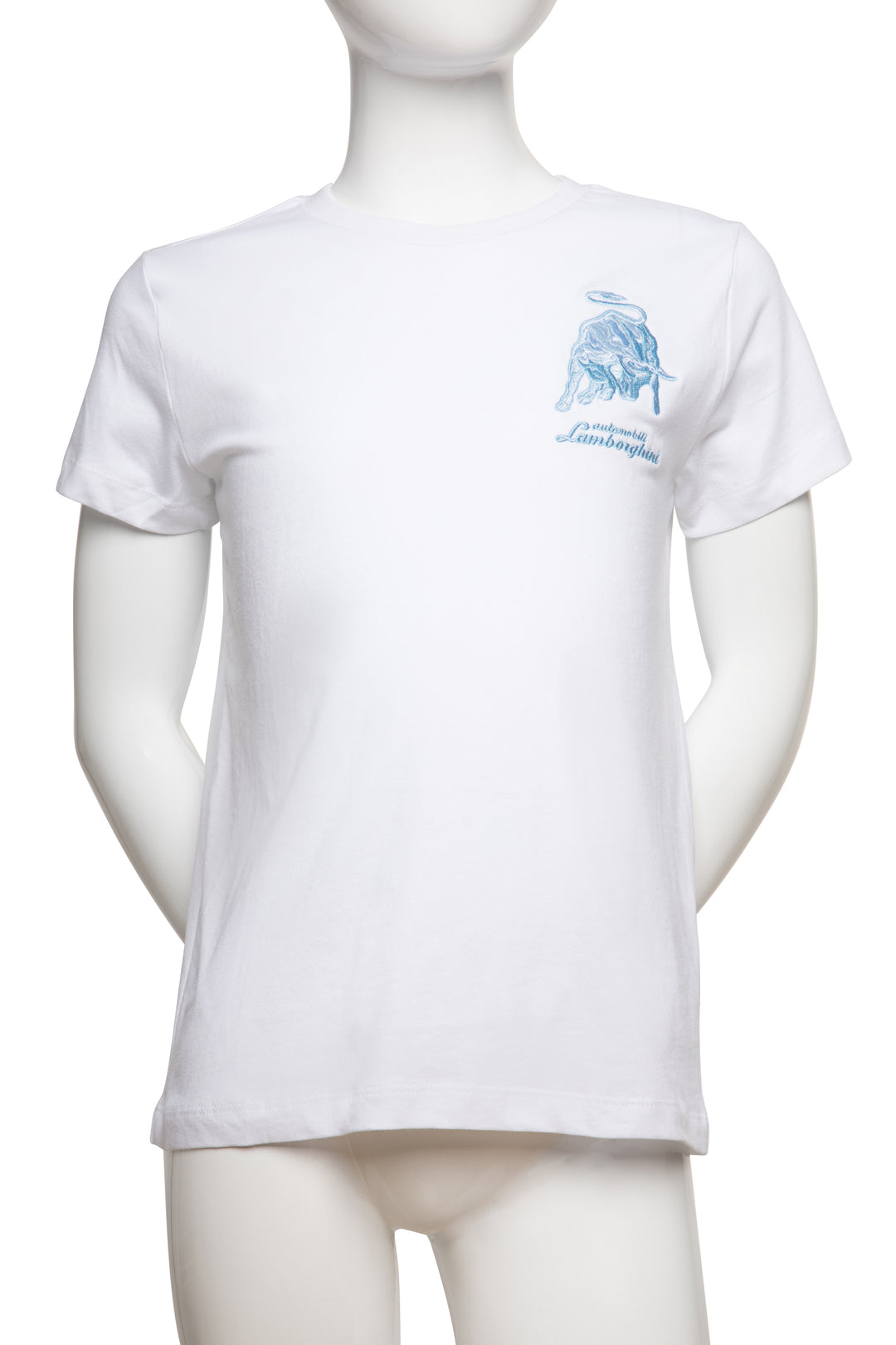 White  T-Shirt -Lamborghini
