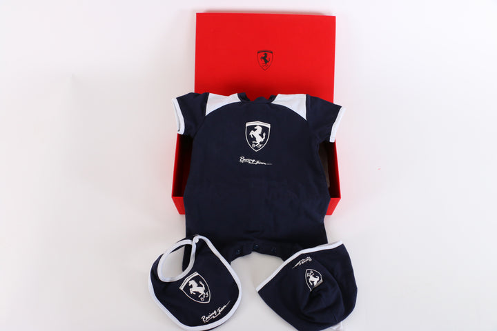 Black New Born Set - Ferrari