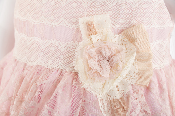 Pink dress made in Spain