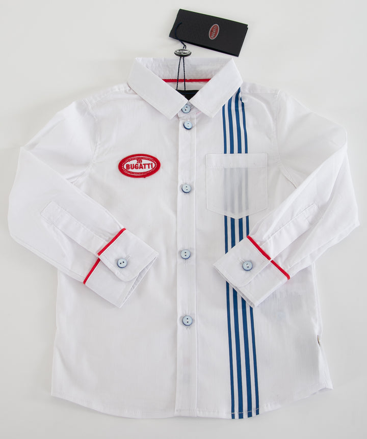 White boys shirt - Bugatti