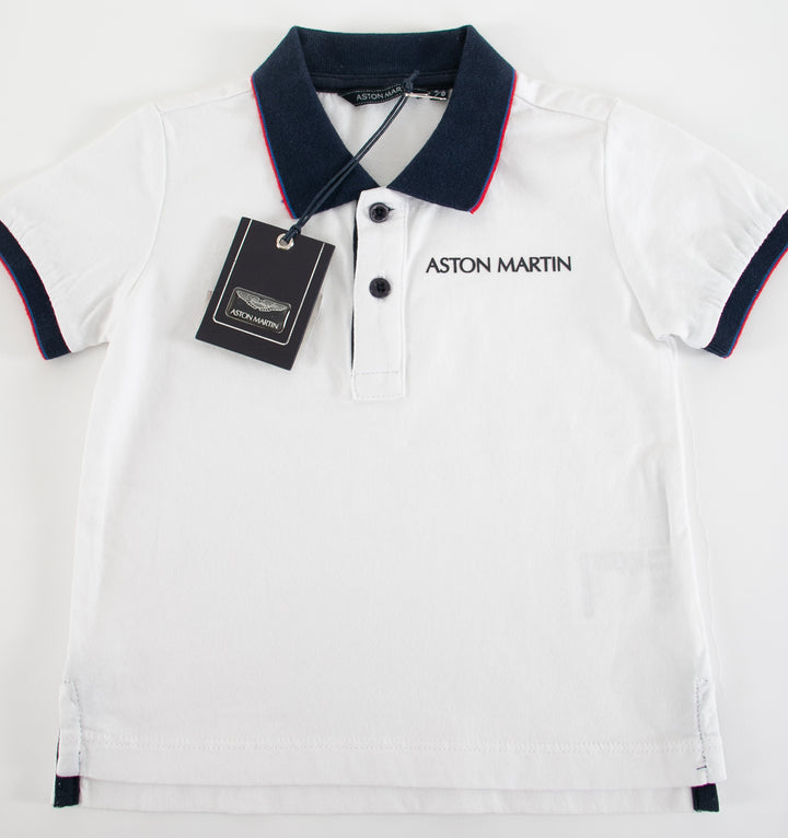 White Aston Martin Polo Shirt