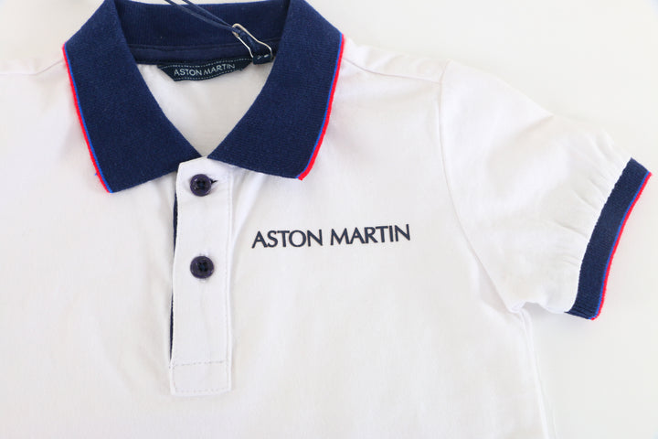 White Aston Martin Polo Shirt
