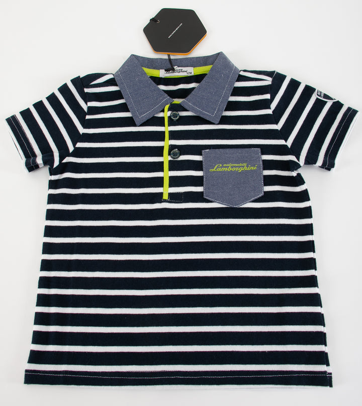 Navy Blue Lamborghini Polo Shirt