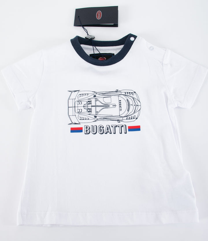 White T-Shirt - Bugatti