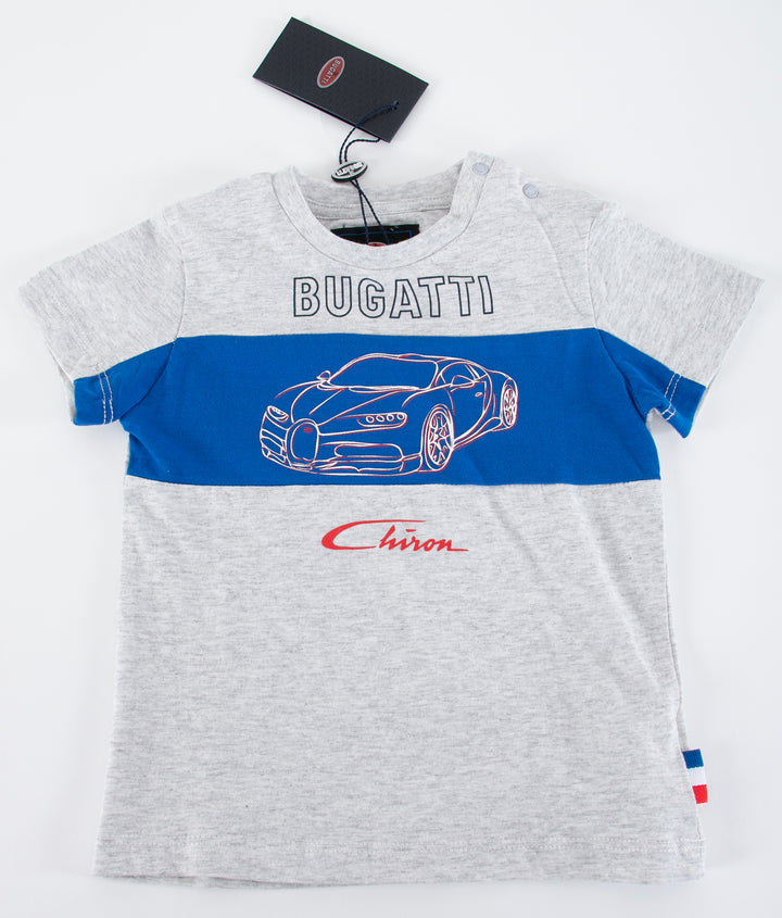 Grey and Blue T-Shirt - Bugatti