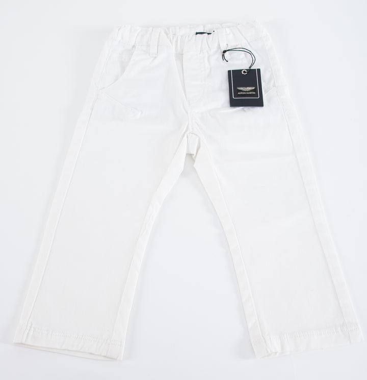 White Aston Martin Trousers