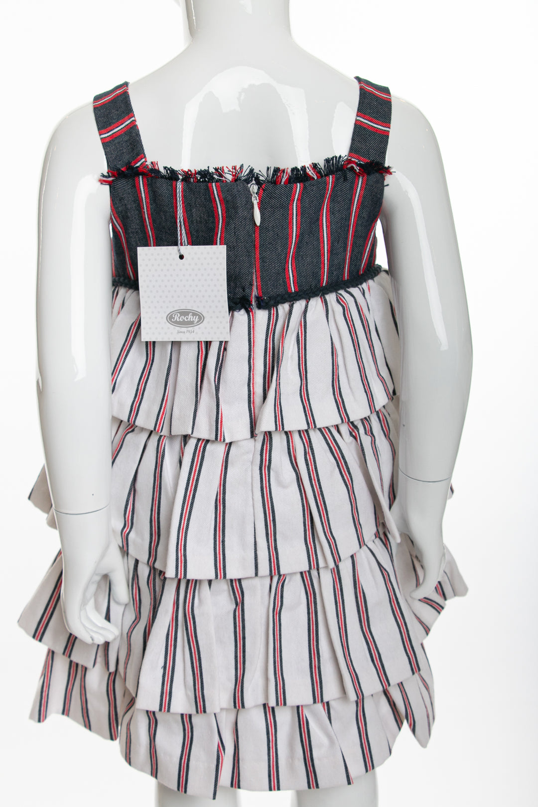 White and Red Dress