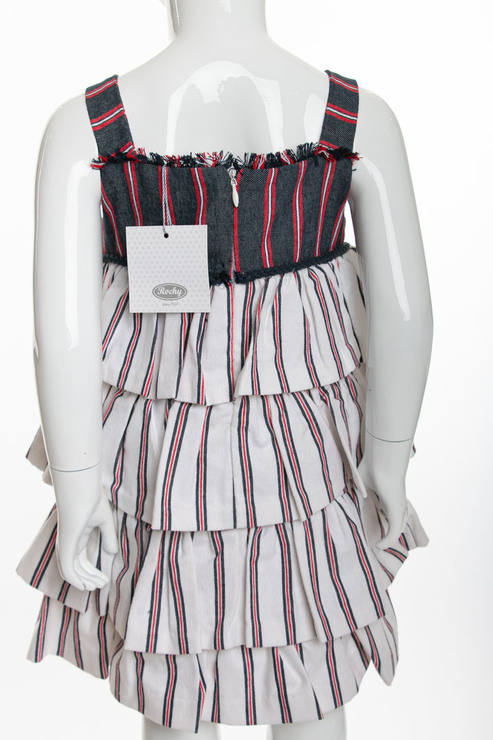 White and Red Dress