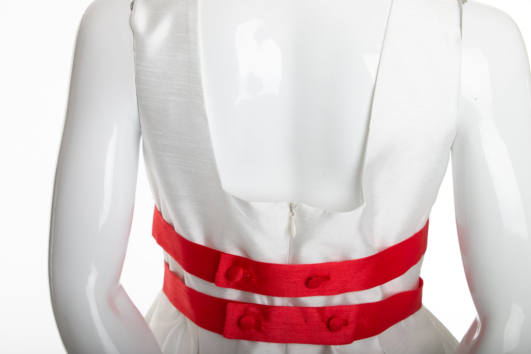 White and red Dress