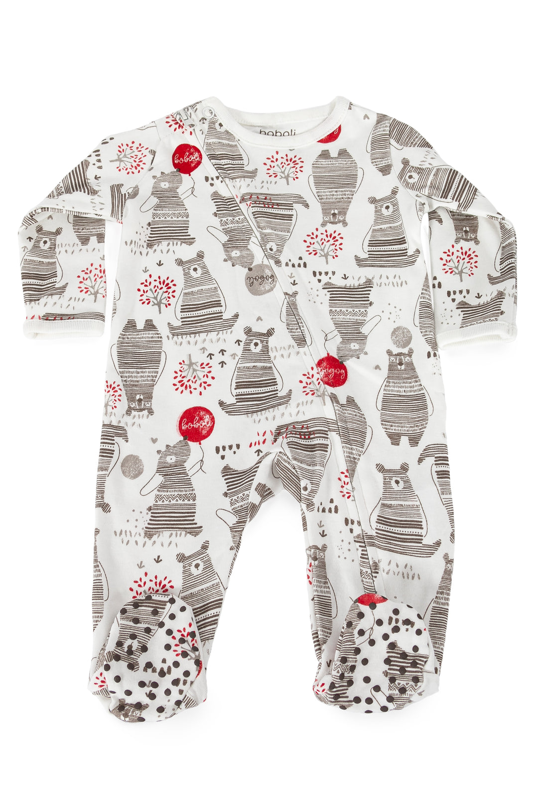 Light beige baby overall - Bear