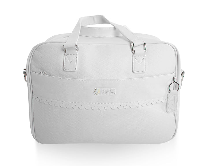 White Large Baby Changing Bag