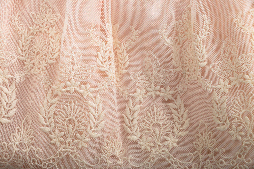Pink and Beige Dress