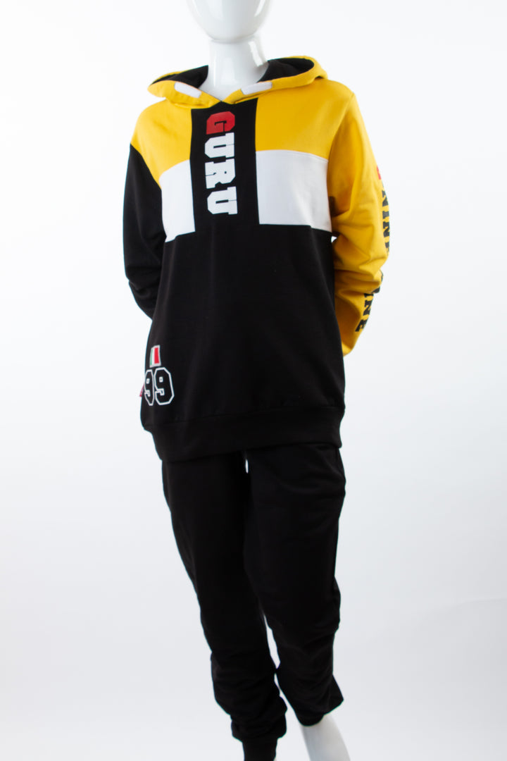 Yellow and Black Training Suit