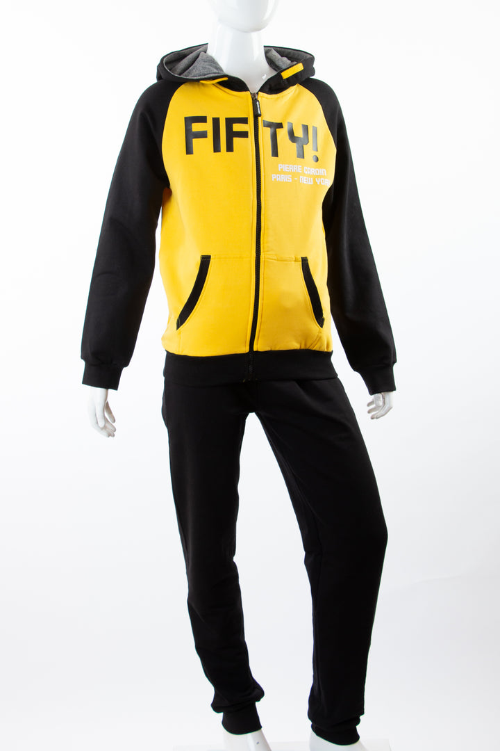 Yellow and Black Training Suit