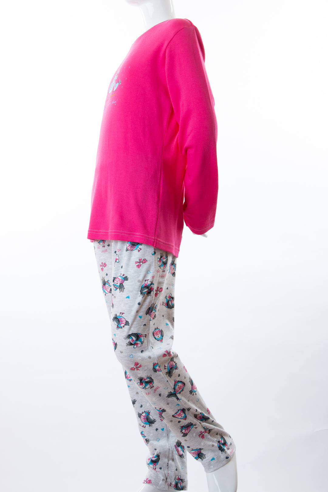 Fuchsia and multi colored  Pyjama