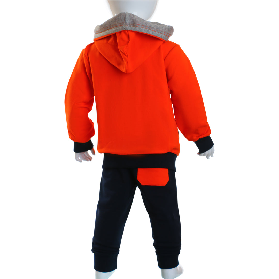 Orange and Black Training  Suit