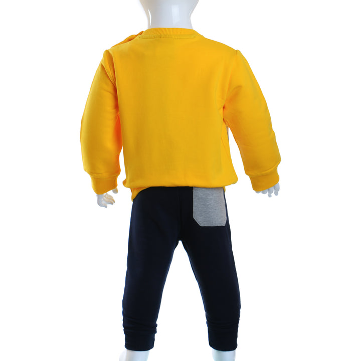 Yellow and Black Training  Suit