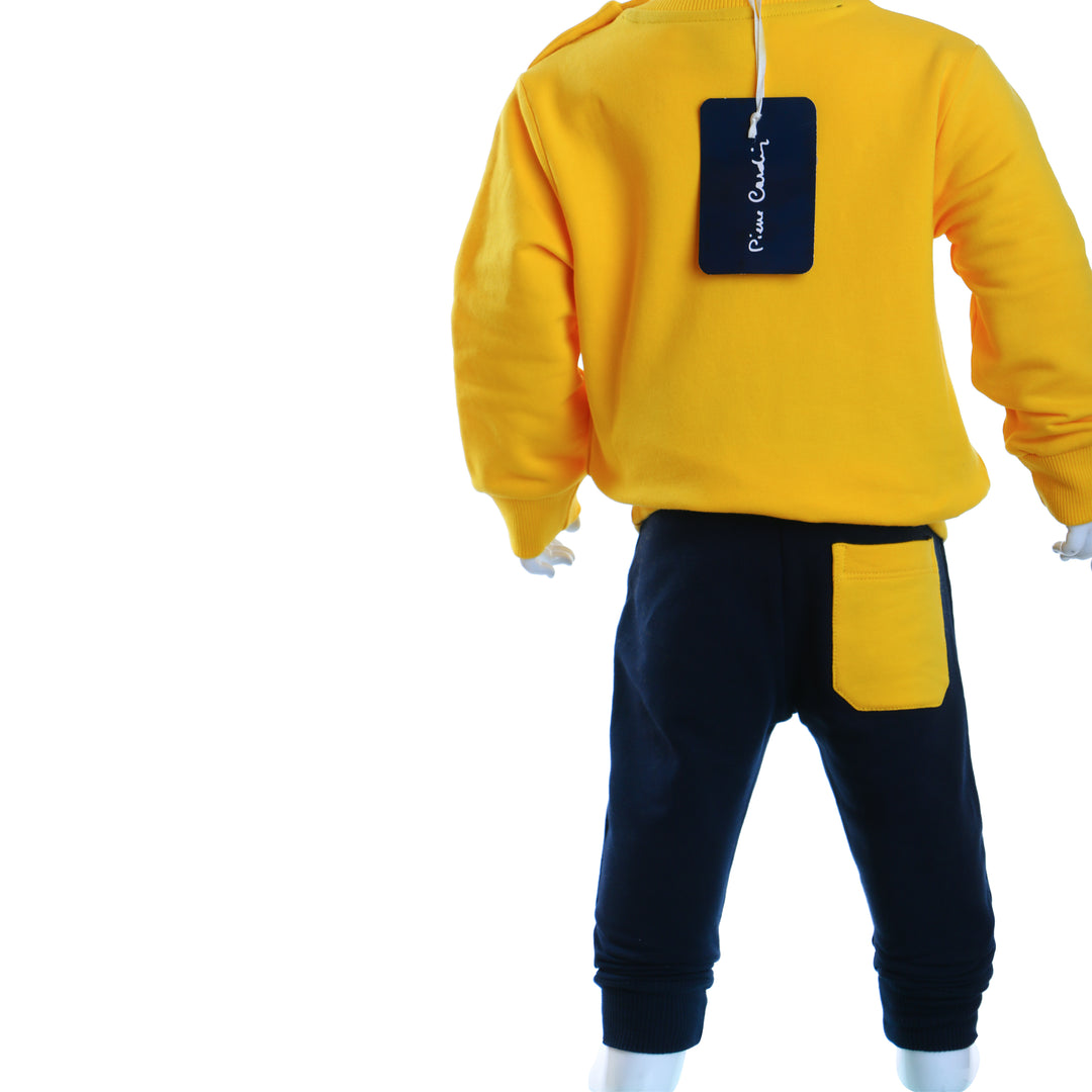 Yellow and Black Training  Suit