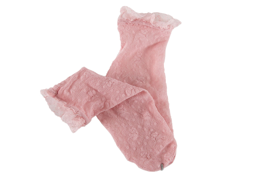 Lace Pink Socks