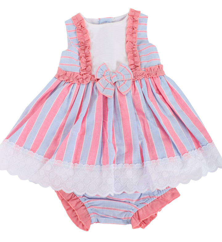 Pink and Light Blue Dress
