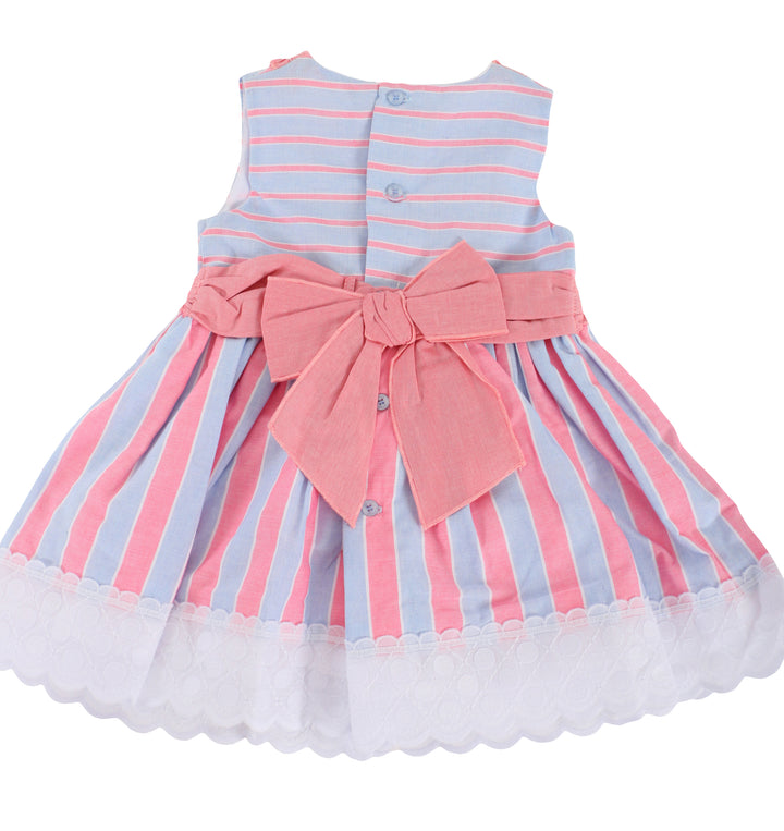 Pink and Light Blue Dress